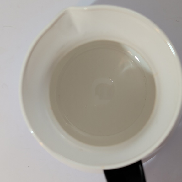 Vintage Corningware White Coffee Tea Pot with Blue Floral Design 6 Cup - Picture 9 of 12